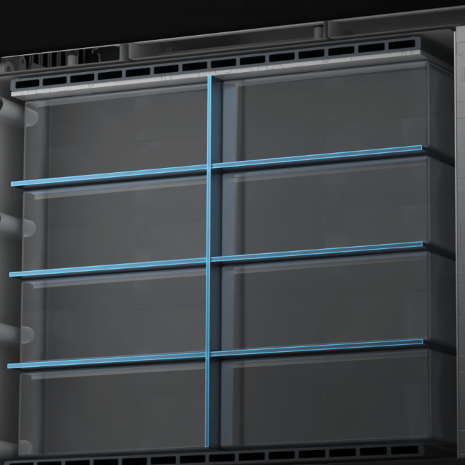 Isolierschicht zwischen den Zellen